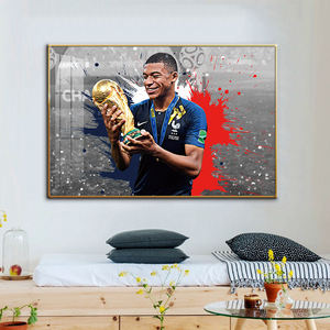 5D diamante cristallo porcellana pittura giocatore di calcio Kylian Mbappe Ball Star player decorazione della casa un regalo per un coy - Product Image 4