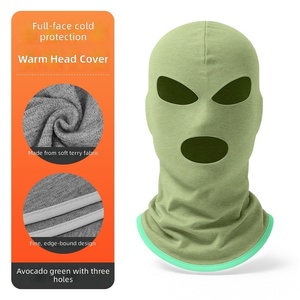 Masque de ski JX personnalisé avec logo imprimé, couleur unie, vierge, uni, pour le sport, le cyclisme, la moto, masque de ski <span class=keywords><strong>2</strong></span> trous, cagoule ninja, cagoule crâne - Product Image 4