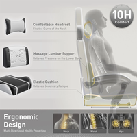 Chaise de jeu ergonomique OEM pas chère pour PC, avec coussin massant, pour le bureau et le gaming