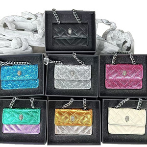 Mini Borsa Ricamata con Catena a Tracolla, Fodera in Nylon, Colori Vivaci - Product Image 4