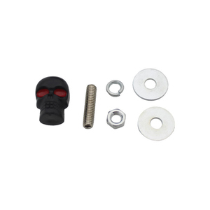 Vis de plaque d'immatriculation de moto en forme de crâne, boulons tête fantôme, adaptés aux motos Cruiser, Chopper, Touring, accessoires décoratifs pour cadre de plaque d'immatriculation - Product Image 3