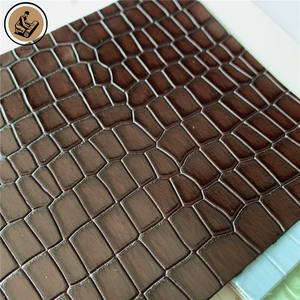 Precio <span class=keywords><strong>de</strong></span> fábrica <span class=keywords><strong>de</strong></span> cocodrilo grano textura <span class=keywords><strong>de</strong></span> patrón <span class=keywords><strong>de</strong></span> <span class=keywords><strong>piel</strong></span> <span class=keywords><strong>de</strong></span> PU cuero sintético para zapatos bolsas eco amigable reciclado - Product Image 1