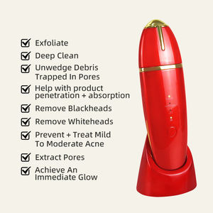 LESSEN Espátula Ultrasónica Nano para la Piel, Limpiador Profundo Facial y Corporal, Eliminador de Puntos Negros, Limpiador de Poros para Uso Doméstico - Product Image 4