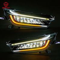 Pour Honda City Sedan RS Sport 1.5L LHD 2019-2026 12V 8000K Phares LED, Ensemble de phares de voiture avec feux de jour