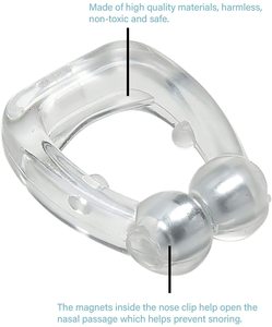 Perangkat Anti Dengkur Silikon Klip Hidung Magnetik Solusi Mendengkur Hidung Nyaman untuk Meredakan Dengkur - Product Image 2