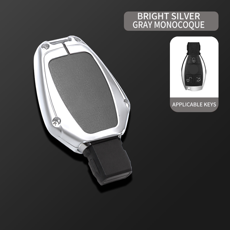 Guscio singolo grigio argento brillante