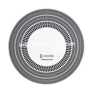 Stroboscope pour disques vinyles LP, vérificateur de vitesse, tachymètre pour platine, testeur de vitesse par stroboscope, tapis stroboscopique en acrylique pour platine - Product Image 1