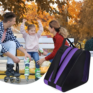Sac de rangement portable pour patins à roulettes, sac de patinage sur glace grande capacité respirant pour enfants, organisateur de chaussures - Product Image 1