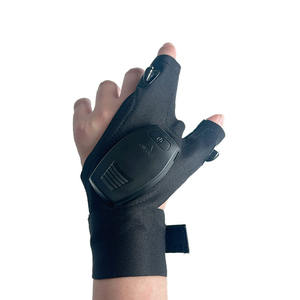 Équipement <span class=keywords><strong>de</strong></span> pêche <span class=keywords><strong>de</strong></span> <span class=keywords><strong>nuit</strong></span> en plein air pratique et durable avec outil <span class=keywords><strong>de</strong></span> sauvetage à lumière LED lumineuse Gants respirants - Product Image 2