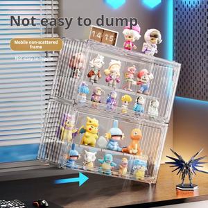 Support de rangement pour boîte mystère, capacité 6-10L, design européen, multicouche, transparent, anti-poussière, fait main, moulé par injection, <span class=keywords><strong>Pop</strong></span> - Product Image 5