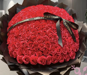 Cadeau Saint Valentin Rose Bouquet De Fleurs Cadeau Saint Valentin <span class=keywords><strong>Super</strong></span>-grande Rose Éternelle pour Petite Amie Vacances Haute Qualité - Product Image 1