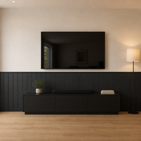 Panel Dinding Interior Ramah Lingkungan Tahan Air Anti Rayap PS Wainscoting untuk Grosir untuk Dekorasi Rumah