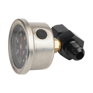 เกจวัดแรงดันน้ำมันเชื้อเพลิง 0-100 Psi แบบอนาล็อก พร้อมอะแดปเตอร์ 1/8 Npt An4 12 ขั้วต่ออะลูมิเนียมสแตนเลส ใช้ทั่วไป - Product Image 4