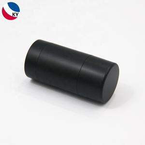 Contenant cosmétique vide en PET noir mat de 2 oz, cylindre, pour déodorant, emballage twist-up, stick, étanche, 50 ml/75 ml, crème <span class=keywords><strong>KEYO</strong></span> - Product Image 3