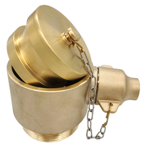 Sambungan Selang Fleksibel Kuningan Reducer BSP Female 2.5 inci, Tahan Lama, untuk Perlengkapan Pemadam Kebakaran, Aksesoris Katup, Hidran - Product Image 3