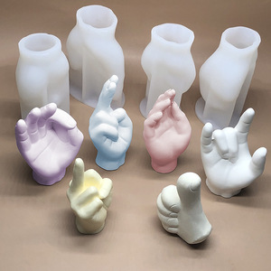 Ok Good <span class=keywords><strong>Victor</strong></span> Gesture diseñado al por mayor silicona mano gesto vela molde - Product Image 6
