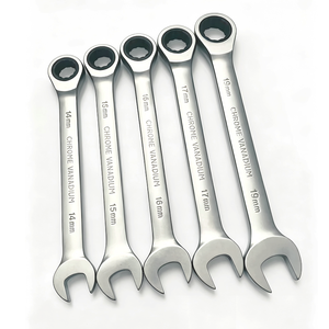<span class=keywords><strong>Clé</strong></span> à cliquet combinée OEM personnalisable 6-32MM 72 dents avec finition miroir/mate, outils <span class=keywords><strong>de</strong></span> réparation universels, <span class=keywords><strong>clé</strong></span> à double extrémité ouverte/à douille - Product Image 1
