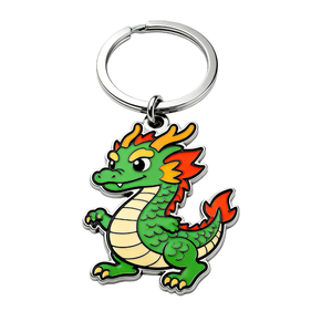 Llavero de Metal Personalizado Estilo Anime, Lindo Llavero de Esmalte con Personaje de Dibujos Animados para Regalo de Fans, Mercancía al por Mayor - Product Image 1