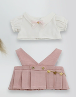 Nouveauté : Ensemble de vêtements pour poupée de 20 cm, fabrication artisanale, avec manteau et pantalon, pour poupée mini garçon et poupée mini fille DIY