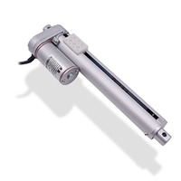 Actionneur linéaire électrique mini haute vitesse de 8 pouces, capacité 100 lb, 24 V CC/12 V, glissière de suivi pour table élévatrice, aimant permanent