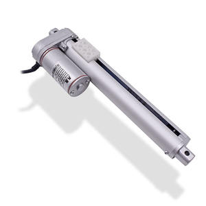 Mini actuador lineal eléctrico de alta velocidad de 8 pulgadas, capacidad de 100 libras, seguimiento deslizante de 24V DC12V para imán permanente de elevación de mesa - Product Image 1