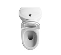 Pour Empolo moderne double chasse deux pièces WC Comode réservoir debout libre sans monture toilette fantaisie salle de bain accessoire noir pour Public