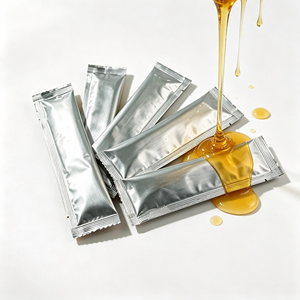 Sirop de miel naturel de qualité alimentaire pour la nutrition diététique, sachet individuel portable, miel d'abeille cru - Product Image 4