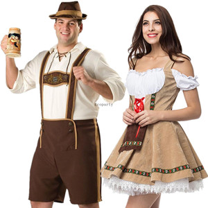 <span class=keywords><strong>HOMME</strong></span> Oktoberfest Costume Traditionnel Allemand Bavarois Bière Outfit Cosplay Halloween Carnaval Festival Party Clothes - Product Image 1