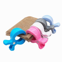 Crochet en plastique pour poussette de bébé, 5 pièces, Clips de moustiquaire pour couverture de bébé, vente en gros