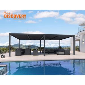 Pergola bioclimatique moderne en aluminium avec LED |   Système extérieur pour <span class=keywords><strong>terrasse</strong></span>, patio et jardin - Product Image 3