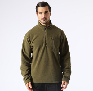 HBU816 Camiseta Térmica Táctica de Forro Polar con Camuflaje Verde CP y Diseño de Árbol de Arce Negro, Tipo Pullover, Ropa Interior - Product Image 4