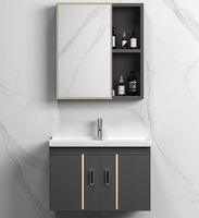 Lavabo de style moderne salle de bain, petite vanité de salle de bain, armoire pour hôtel
