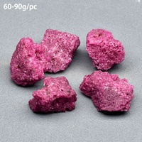 Vente en gros de cristal naturel pierre de guérison en vrac pierre brute cristal brut rubis rouge quartz pour la décoration intérieure