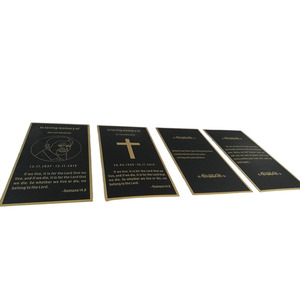 Plaques nominatives personnalisées gravées <span class=keywords><strong>Plaque</strong></span> commémorative décorative en bronze <span class=keywords><strong>Plaque</strong></span> commémorative en laiton et aluminium avec pierre tombale - Product Image 1