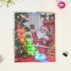 Puzzle holographique personnalisé aux couleurs vives pour les personnes âgées, les enfants et les adultes, jeu stimulant la mémoire pour les personnes atteintes de démence - Product Image 1