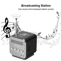 Nouveautés 2021, mini haut-parleur portable d'extérieur avec radio FM pour TV, téléphone, ordinateur portable, prise en charge USB, lecteur MP3 TF