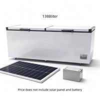 Congélateur coffre solaire 1388L DC 24V très demandé au Sénégal pour usage en supermarché