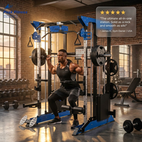 Rack d'entraînement multifonction Smith Machine pour musculation, équipement commercial de gym, machine de fitness et de force