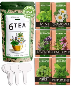 Bustine Personalizzate in Carta Kraft per Semi, 6 Pezzi, Ecologiche per <span class=keywords><strong>Giardino</strong></span> Domestico, Confezionate in Sacchetti Autoportanti - Product Image 1