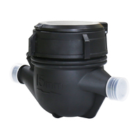 Compteur d'eau multi-jets de type sec ISO 4064 en plastique classe B 1/2" 3/4" 1" filetage BSP IP68 OEM