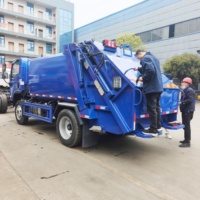 Camión Compactador de Basura SHACMAN de 7 Cbm con Carga Trasera, Placa Resistente al Desgaste de Alta Resistencia, Vehículo de Recolección de Residuos Sanitarios