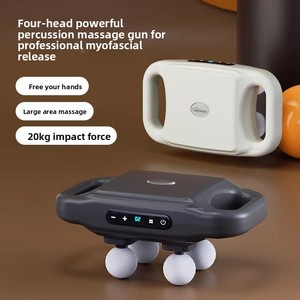 Nouveau pistolet sans fil à quatre têtes avec contrôle de vitesse, batterie 1200-2000 mAh, relaxation complète du corps et des mollets - Product Image 2