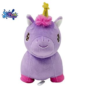 JOPARK二合一可逆10厘米高度毛绒独角兽蛋玩具超柔软无偶氮聚酯盒装定制ODM pp棉 - Product Image 1