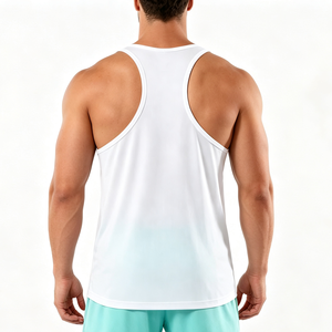Customize logo Gym <b>Singlets</b> <b>Men</b> Workout tank Tops <b>Mens</b> Stringers Muscle Shirts Fitness Sports <b>Men's</b> tank top - Product Image 3