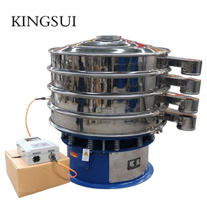 Machine de tamisage vibratoire rotative à ultrasons pour poudres fines et granulés, séparateur industriel à 2 ou 3 couches - Product Image 1
