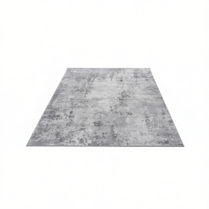 Tappeto Grigio Chiaro Astratto 6X9, Realizzato a Macchina, Antiscivolo, Moderno per Soggiorno e Uso Domestico - Product Image 1