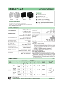 Hongfa hfka/HFKA-T loạt ô tô <span class=keywords><strong>Relay</strong></span> 25A động cơ bị khóa tải - Product Image 2