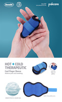 Manchon de gel glacé à compression portable pour l'arthrite, les blessures sportives, le soulagement de la douleur et l'enflure