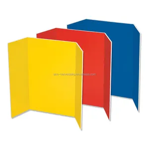 Hot Sale Tri Fold Color Foam Presentation Board Poster Board Foldable Cardboard For Classroom Presentations Product