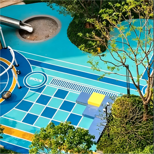 เม็ดยาง EPDM กันลื่น ซึมน้ำได้ดี ระบายน้ำได้เยี่ยม ทนทานต่อสภาพอากาศ สำหรับพื้นสนามเด็กเล่นกลางแจ้ง - Product Image 2